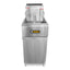 FREIDOR RHINO FREI-22LP | Freidora a Gas LP | Capacidad 22 L | 3 Quemadores y 2 Canastillas | Acero Inoxidable | Restaurante Cocina Industrial