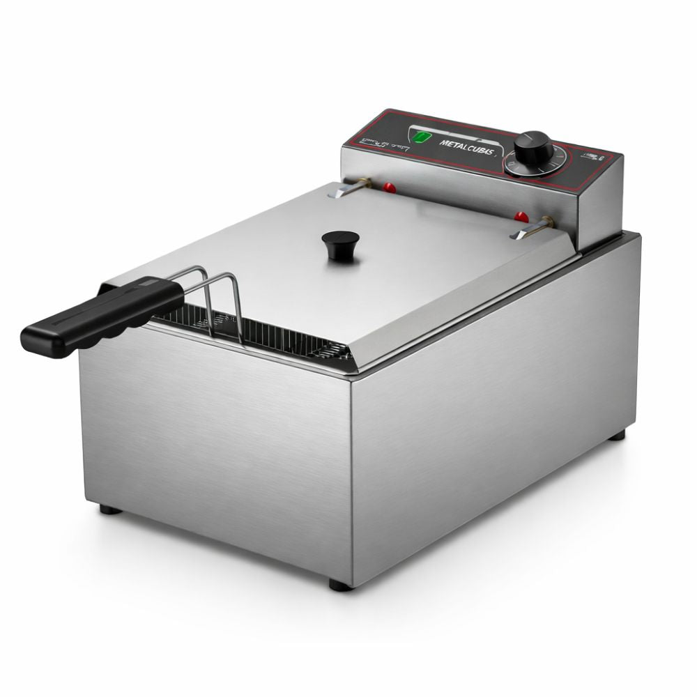 FREIDORA METALCUBAS FRCE5 | Freidora Eléctrica | Acero Inoxidable | Restaurantes Taquerías Cafeterías food trucks cocinas industriales hoteles bares comedores industriales negocios de comida rápida