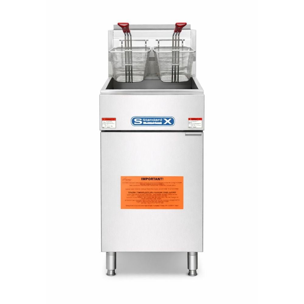 FREIDORA SOBRINOX XFRF-90-LPG 20091401 | Freidora | Gas | Capacidad del Tanque de Aceite: 18,5-23 Litros | Restaurante Bar | Freidora de Papas Industrial Comercial Gas Eléctrica Papas a la Francesa Pollo Frito Alitas Salchipulpos Acero Inoxidable Restaurante Cocina Económica Fonda Negocio