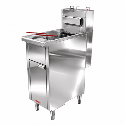 FREIDORA CORIAT CHALLENGER-E MASTER PREMIUM | 1 Tina | 20 Litros | Cocina Industrial Restaurante Bar | Freidora de Papas Industrial Comercial Gas Eléctrica Papas a la Francesa Pollo Frito Alitas Salchipulpos Acero Inoxidable Restaurante Cocina Económica Fonda Negocio