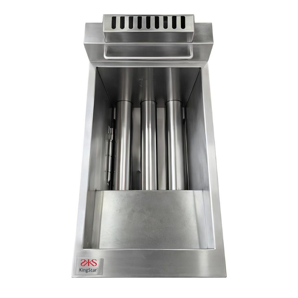 FREIDORA KINGSTAR FK1G | Freidora | Gas | 1 Canastilla | Restaurante Comida Rápida Restaurante Cocina Económica Freír Alimentos Freidoras Alitas Papas A la Francesa Salchipulpos Pollo Snacks