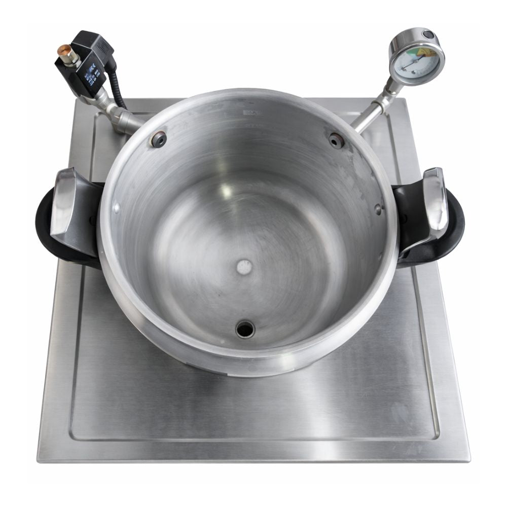 FREIDORA KINGSTAR FPK1E | Freidora a Presión | Eléctrica | Restaurante Comida Rápida | Freidora de Papas Industrial Comercial Gas Eléctrica Papas a la Francesa Pollo Frito Alitas Salchipulpos Acero Inoxidable Restaurante Cocina Económica Fonda Negocio