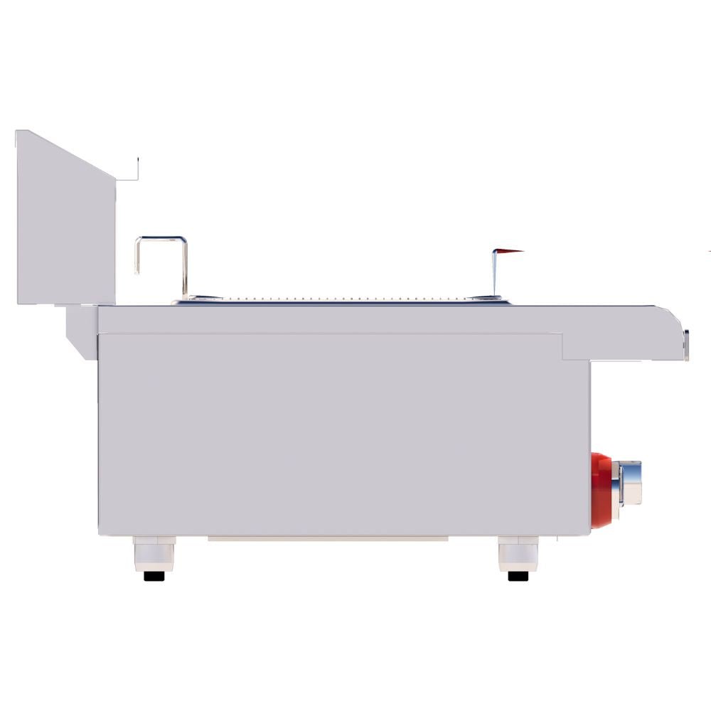 FREIDOR DELTA FM-4 | Freidor | 1 Tina | 1 Canastilla | 4 Litros | Gas | Termostato | Piloto Electrónico | Snacks Alitas Papas | Freidora Gas Supersonic Calidad Preparacion Alimentos Negocio Local Cafeteria Snacks Alitas Pollo Frito Salchipulpos Papa Francesa Gajo Aros Cebolla Quemador Panel de control Patas Canastilla Tina Profesional Restaurante Hotel Gusgueria Cafeteria Uso Rudo Industrial Freir Fritura Perilla Ergonomica Cocina Coccion