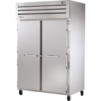 GABINETE CALIENTE TRUE STG2H-2S | Gabinete con Calefacción Vertical | 2 Puertas Solidas | Acero Inoxidable Aluminio | Restaurante Cocina Panaderia Pasteleria Restaurante Cocina Industrial Banquetes Pan Masa Hoteles Cafeterías Estadios Arenas Empresas de Servicio Alimentación