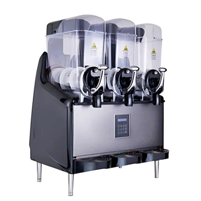 GRANITA MIGSA X-III | Granita Bebidas Control Digital de Temperatura | 3 Tazones | 12 Litros | Sorbete Margarita Frappe