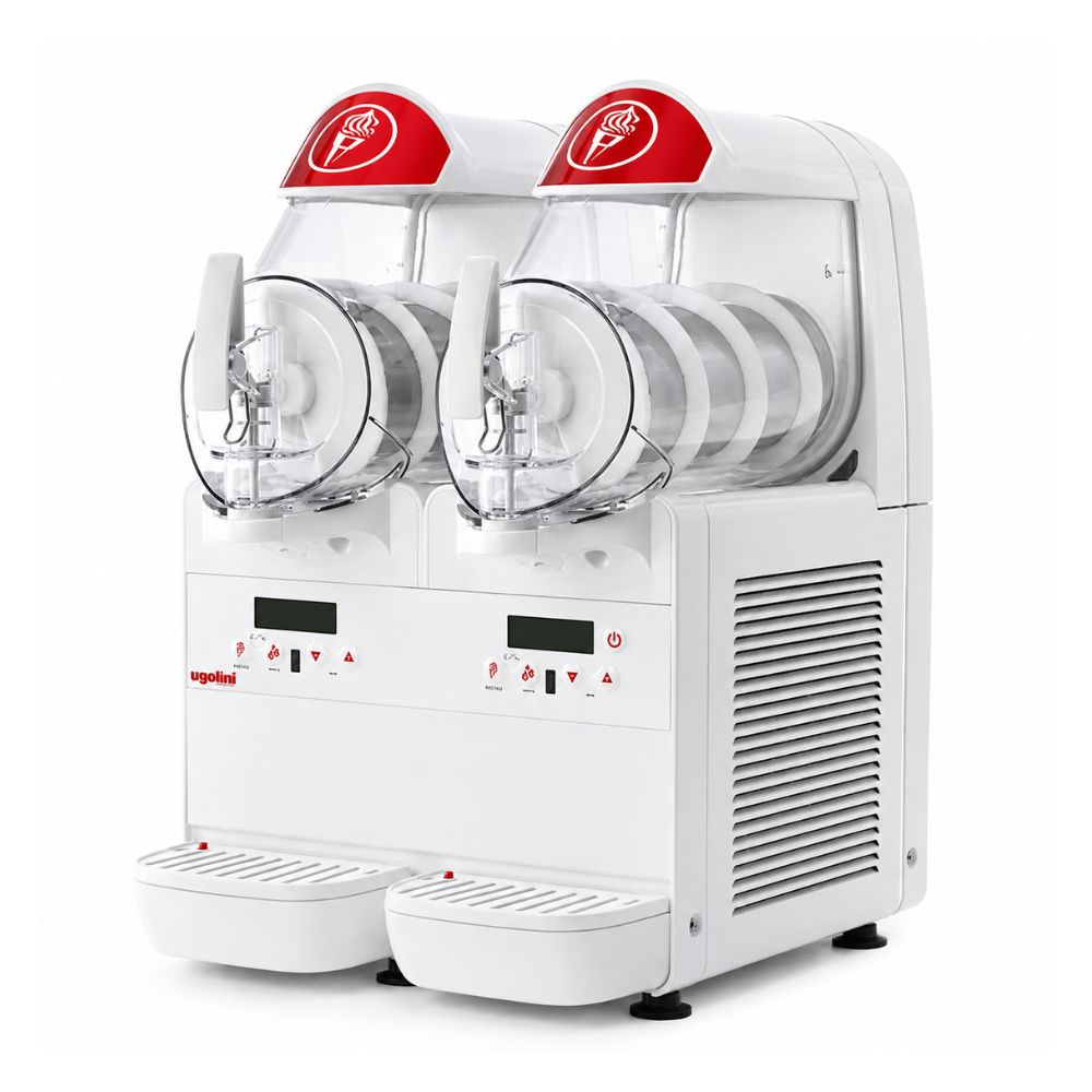 GRANIZADORA DRAGO NG-102 | Granizadora | 2 Tazones | 10 Litros | Granizados Sabores | Dispensador de Bebidas Frías de Jugos Aguas Frescas Surtidor Vitrolero Acero Inoxidable Restaurante Cafetería Autoservicio Buffet Eventos Tienda de Conveniencia