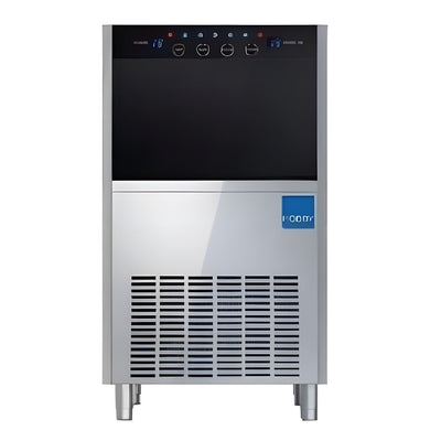 Fabrica de Hielo Migsa HB-130F, 130 kg, en acero inoxidable.