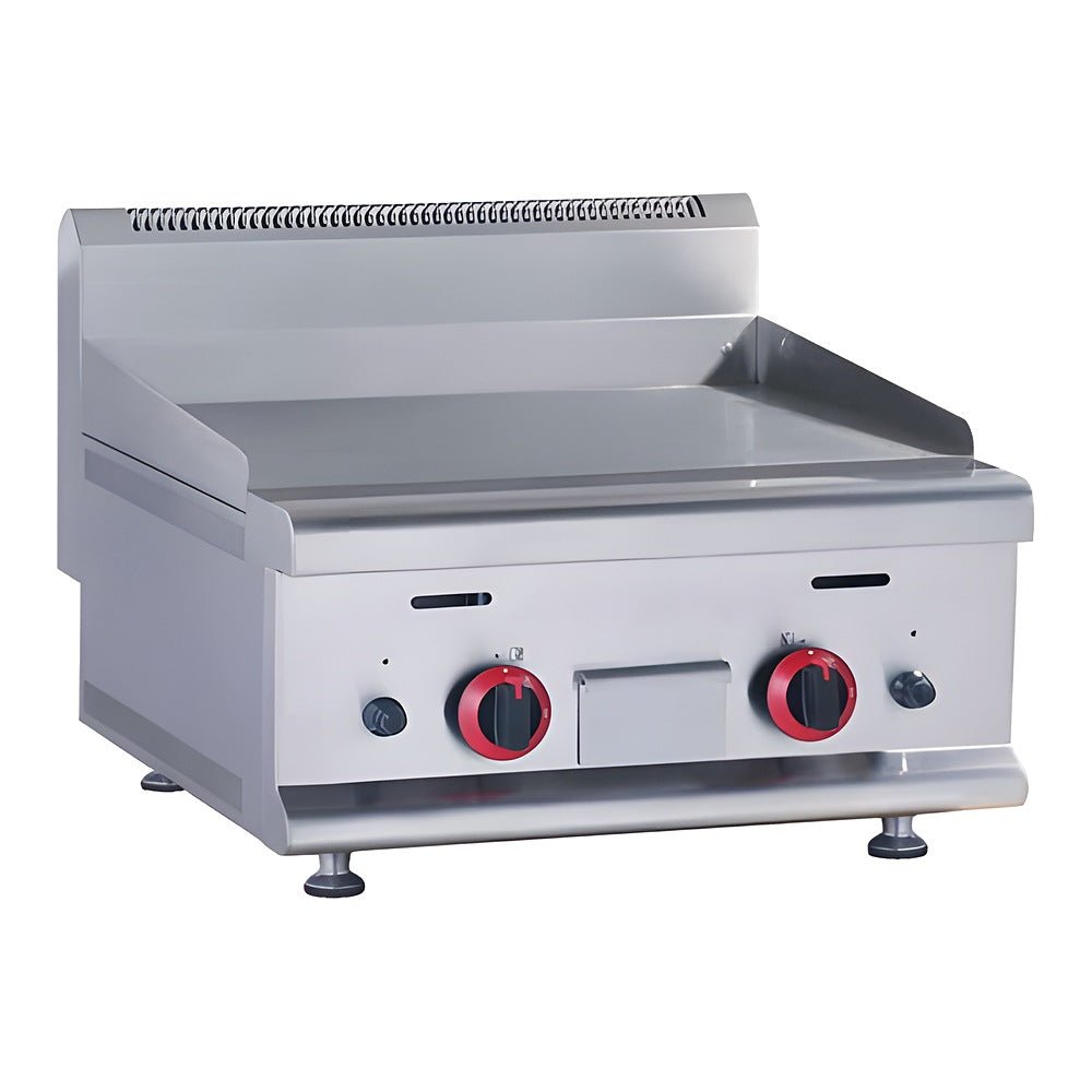Plancha Migsa HGR-606, plancha 60 cm, en acero inoxidable.