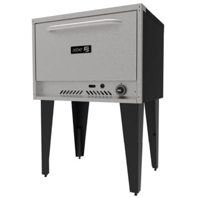 HORNO ASBER AEO-36 | Horno Pizzero Estático | 1 Parrilla |  Paneles porta-mandos | Gas | Acero Inoxidable | Pizzería Restaurante Hotel | Negocio Cocción Cocina Puesto de Comida Comedor Industrial Comedor Cocina Industrial Negocio Alimentos