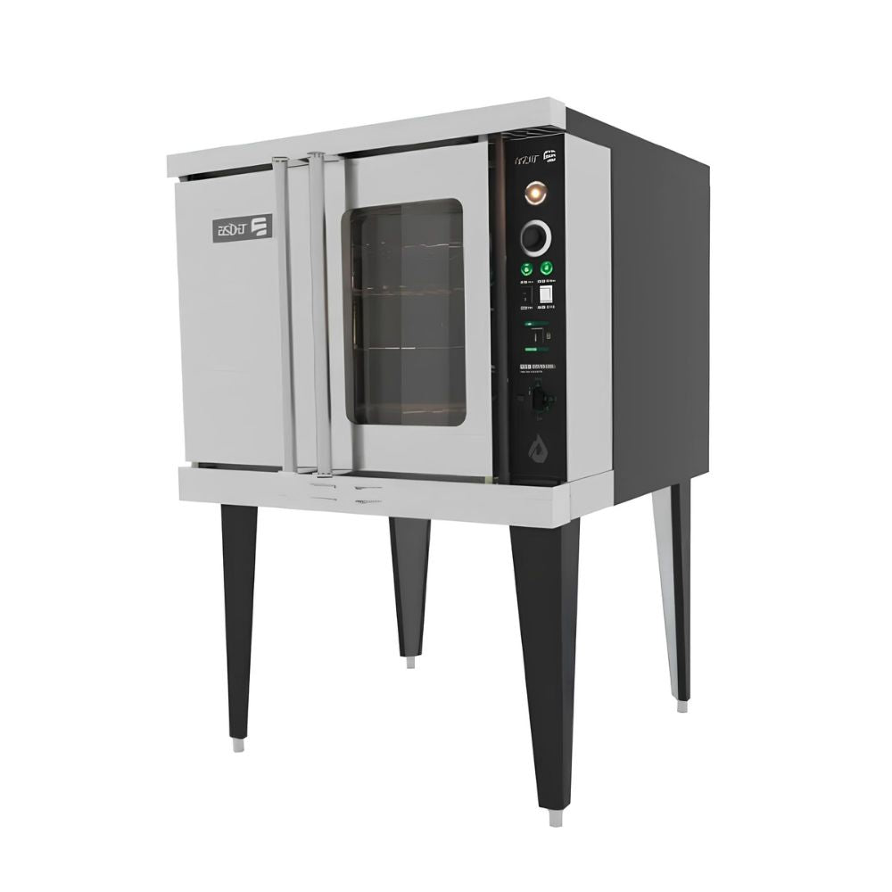 HORNO CONVECTOR ASBER AECO 1 E   | Horno Convector a Gas | Acero Inoxidable | 5 Parrillas | Restaurante Panadería Cocina Industrial