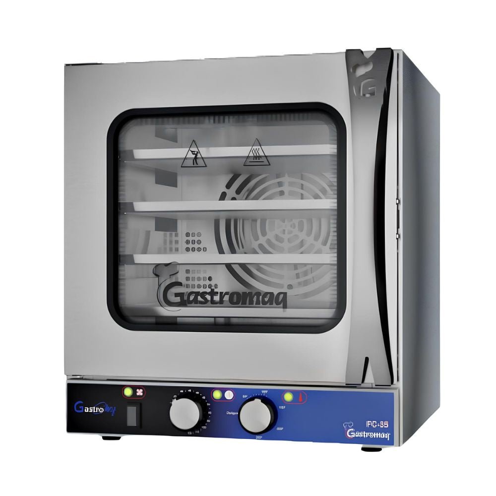 HORNO GASTROMAQ FC35A | Horno Convección | Eléctrico | Acero Inoxidable | Cocina Industrial Restaurante Panadería | Horno de Convección Eléctrico Gas para Panadería Pastelería Pan Pasteles Galletas Acero Inoxidable Restaurante Cocina Industrial Pizzería Negocio