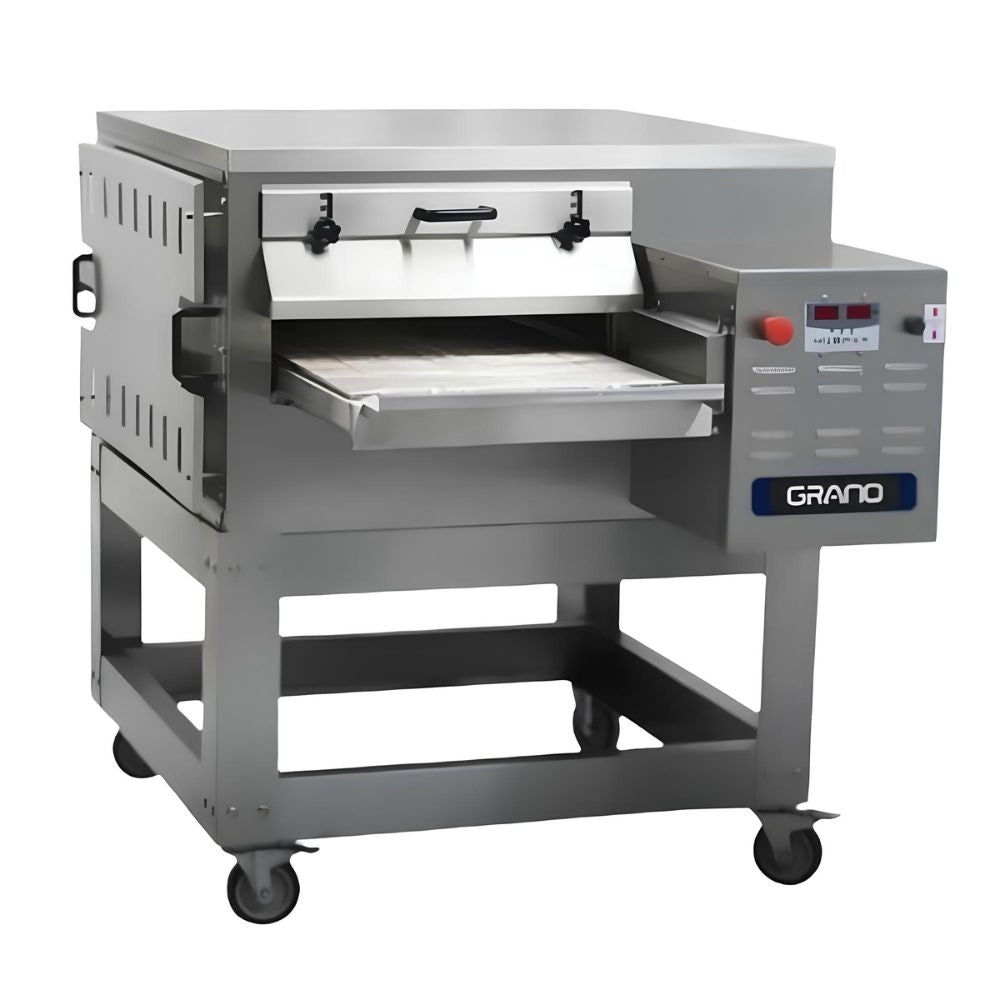 HORNO GRANOMAQ FE500 | Horno de Banda | Gas | Acero Inoxidable | Pizzería Panadería Restaurante Panadería Pizzería Restaurante Pastelería Banquetes Cocina Industrial Alimentos Cocción
