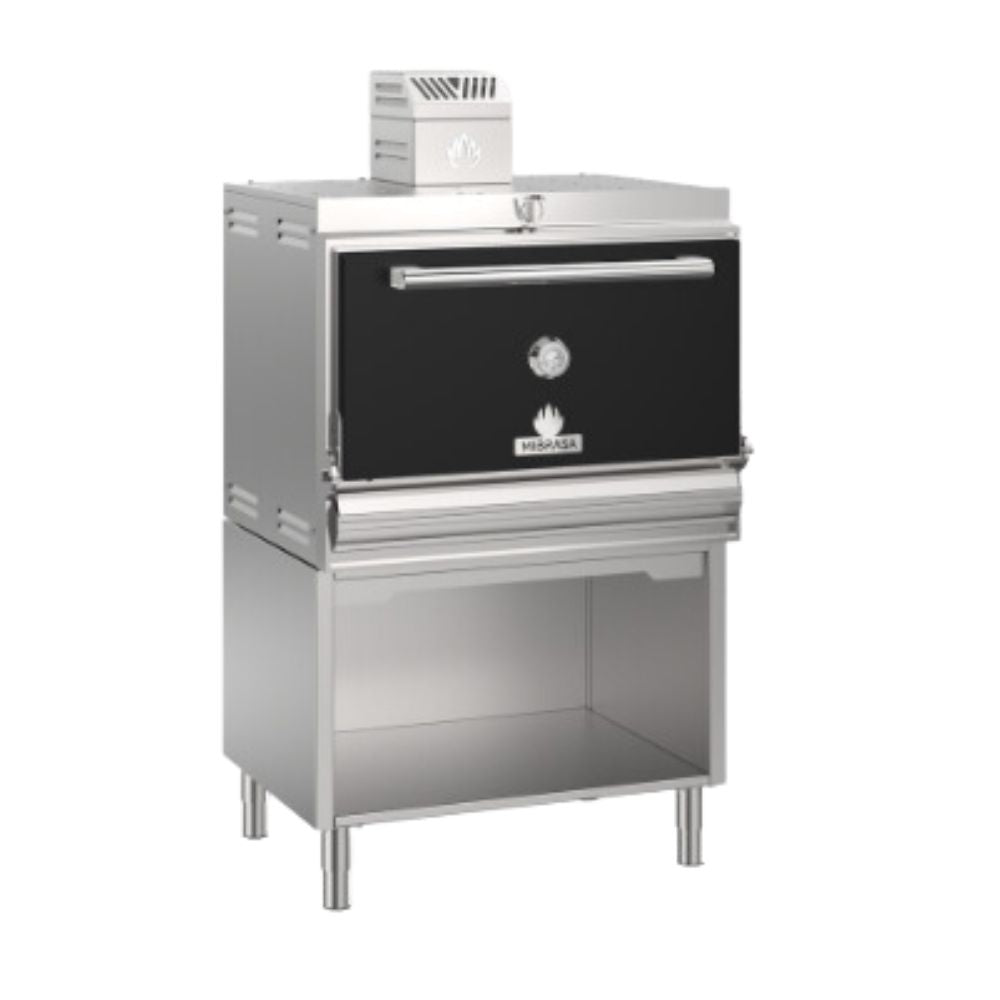 HORNO MIBRASA BASE HMB MA 110-B | Horno con Mueble | Acero | Restaurante Cocina Alimentos Panadería Pizzería Restaurante Pastelería Banquetes Cocina Industrial Alimentos Cocción