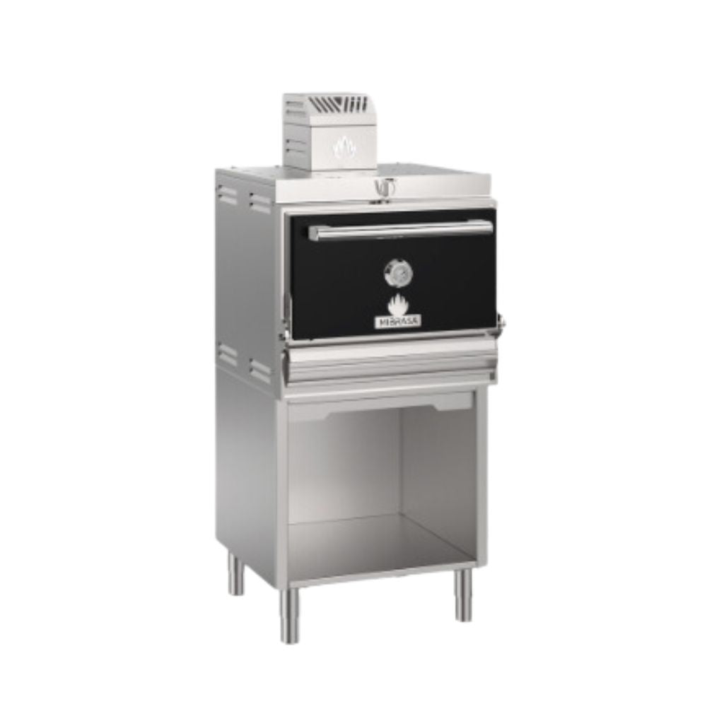 HORNO MIBRASA BASE HMB MA 75-B | Horno con Mueble | Acero | Restaurante Cocina Alimentos Cocina Industrial Restaurante Hotel Coccion Carne Mariscos Pollo Negocio Profesional Alimentos Cafetería Comedor Negocio Filete Pescado Verduras Carbón Comida Gourmet Calentar