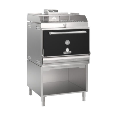 HORNO MIBRASA BASE SPACE HMB MA 160-BS | Horno con Mueble | Soporte de Bandeja | Acero | Restaurante Cocina Alimentos Panadería Pizzería Restaurante Pastelería Banquetes Cocina Industrial Alimentos Cocción