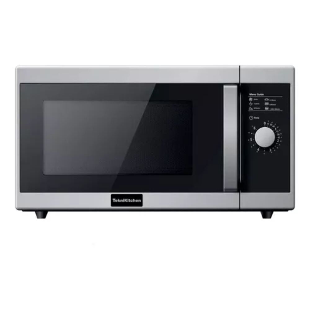 HORNO MICROONDAS TEKNIKITCHEN TKL10DC | Horno Microondas | 0.9 Pies Cúbicos | Acero Inoxidable | Cocina Industrial Restaurante Hotel Restaurante Cocina Hogar Negocio Calentar Puesto Oficina Calentar Rapido Alimentos