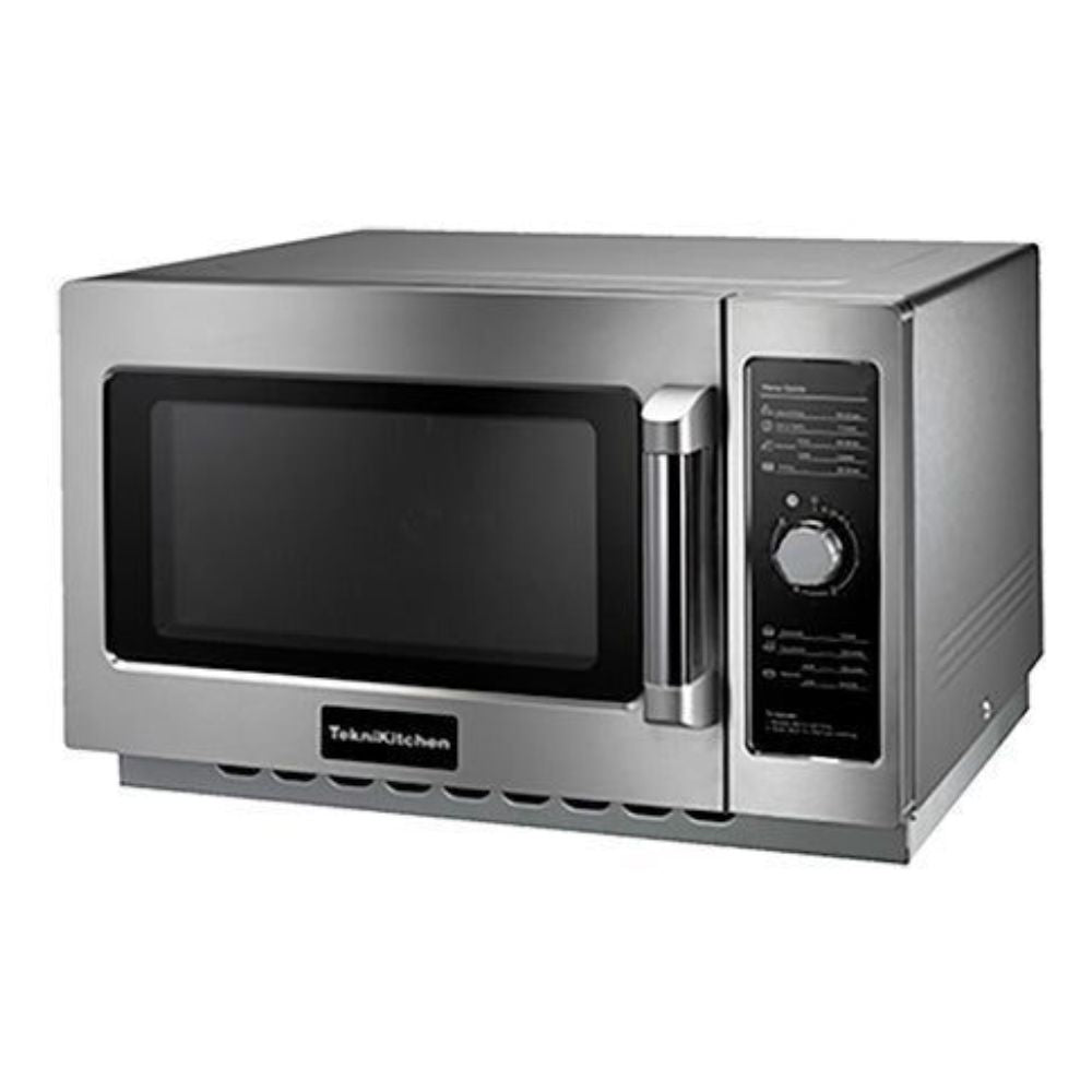 HORNO MICROONDAS TEKNIKITCHEN TKM10DCE | Horno Microondas | 1.2 Pies Cúbicos | Acero Inoxidable | Cocina Industrial Restaurante Hotel Cocina Hogar Negocio Calentar Puesto Oficina Calentar Rapido Alimentos