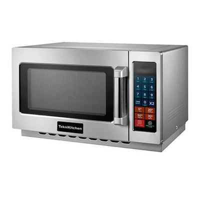 HORNO MICROONDAS TEKNIKITCHEN TKM10TC | Horno Microondas | 1.2 Pies Cúbicos | Acero Inoxidable | Cocina Industrial Restaurante Hotel Cocina Hogar Negocio Calentar Puesto Oficina Calentar Rapido Alimentos