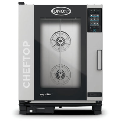 Horno Unox XEVC-1011-EPRM-MS, horno combinado, en acero inoxidable.