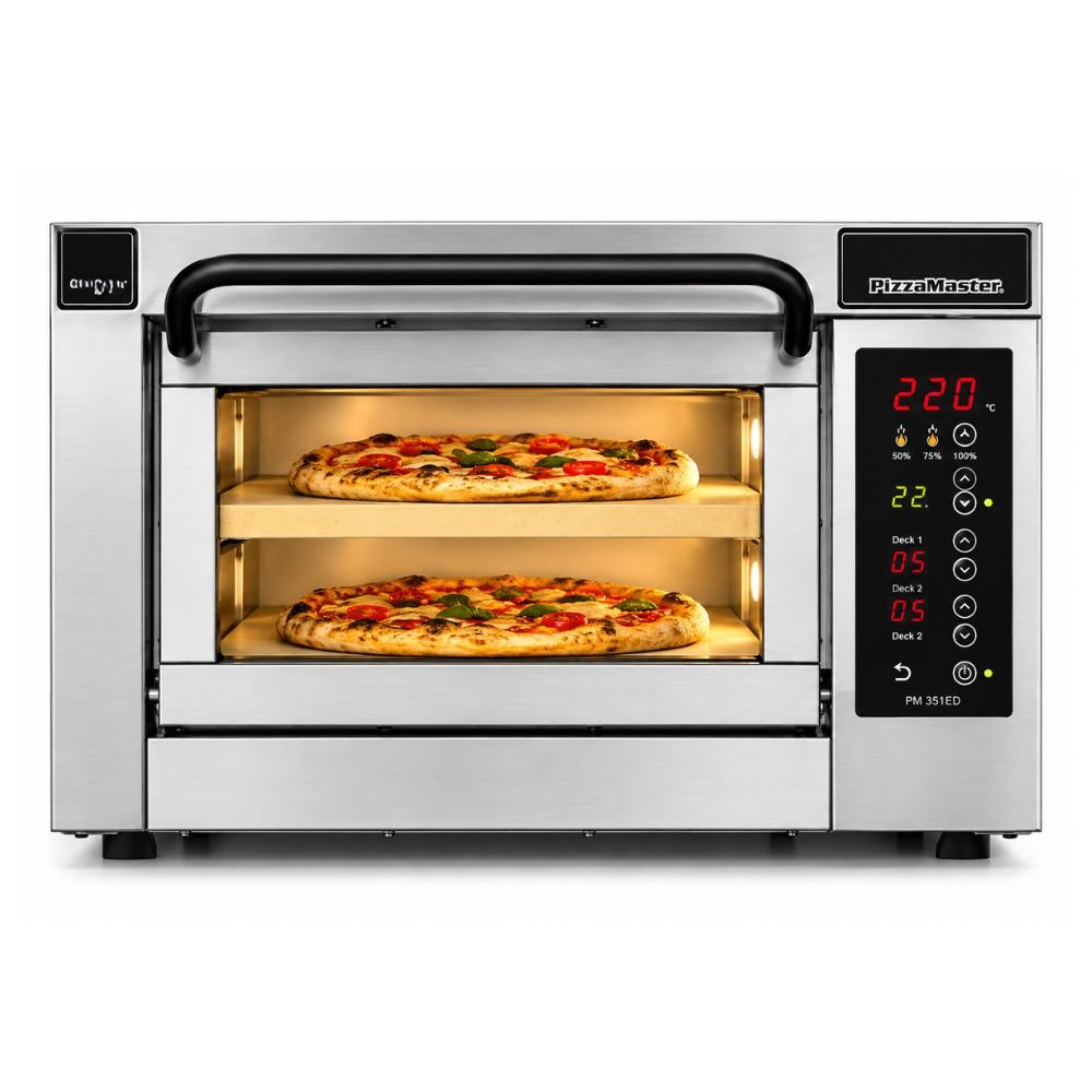 Horno Ecomax PM451ED-1, horno pizzero, en acero inoxidable.