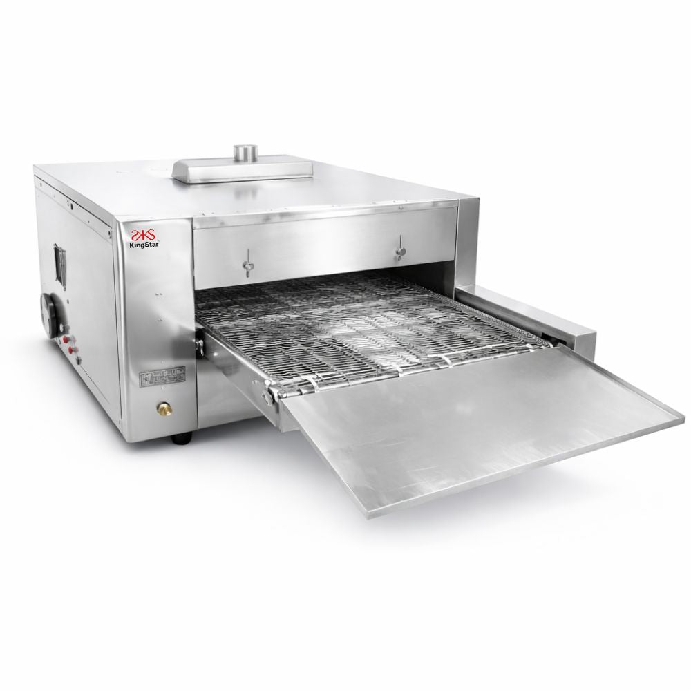 HORNO KINGSTAR HTPKG | Horno Transportador para Pizza | Gas | Pizzería Restaurante Panadería Pizzería Restaurante Pastelería Banquetes Cocina Industrial Alimentos Cocción