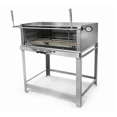 HORNO METVISA FLGG-70 | Horno Pizzero Refractario a Gas | Area Útil 70 x 60 x 26 cm | Pizzería Restaurante Panadería Pizzería Restaurante Pastelería Banquetes Cocina Industrial Alimentos Cocción  