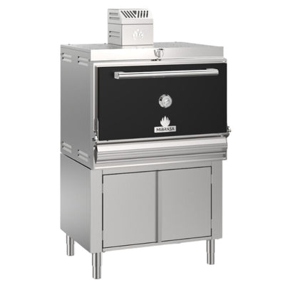 HORNO MIBRASA VERTICAL HMB AB 110-V | Horno con Armario Bajo Caliente | Acero | Hotel Restaurante Churrasqueria Cocina Industrial Restaurante Hotel Cortes Coccion Carne Mariscos Pollo Negocio Profesional Filete Pescado Verduras Carbón Comida Gourmet Calentar Cafetería Negocio Armario Bajo Industrial 