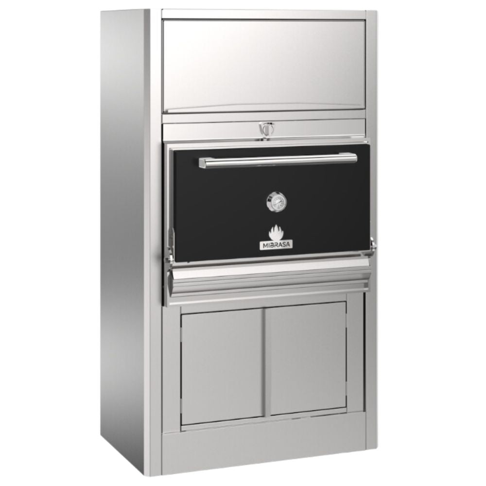 HORNO MIBRASA VERTICAL MAX HMB AC 110-VM | Horno Armario Completo Caliente | Acero | Comida Cocina Industrial Cocina Industrial Restaurante Hotel Cortes Coccion Carne Mariscos Pollo Negocio Profesional Filete Pescado Verduras Carbón Comida Gourmet Calentar Cafetería Negocio Armario Bajo Industrial Pizzería Pizza Comedor Cooperativa Bistro