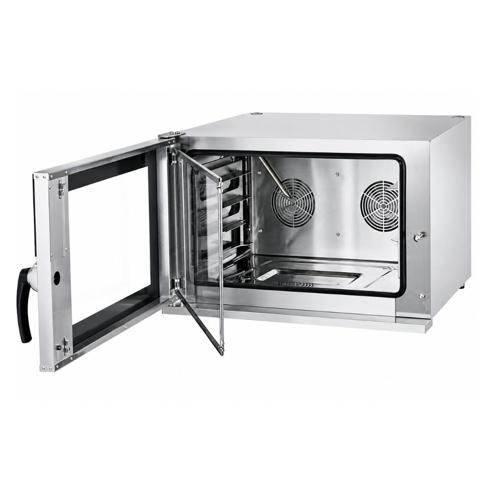 HORNO MIGSA SELECT HDM-800 | Horno Convección Digital | Rango de Temperatura de 50°C a 260°C | Acero Inoxidable | Restaurante Panadería Cocina Industrial | Horno de Convección Eléctrico Gas para Panadería Pastelería Pan Pasteles Galletas Acero Inoxidable Restaurante Cocina Industrial Pizzería Negocio