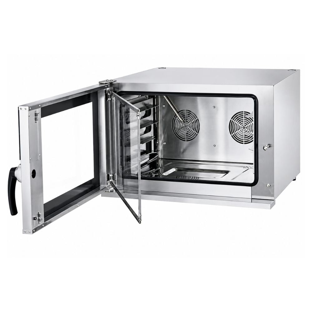 HORNO MIGSA SELECT HDM-860 | Horno Convección Digital | Rango de Temperatura de 50°C a 260°C | Acero Inoxidable | Restaurante Panadería Cocina Industrial | Horno de Convección Eléctrico Gas para Panadería Pastelería Pan Pasteles Galletas Acero Inoxidable Restaurante Cocina Industrial Pizzería Negocio
