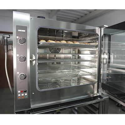 HORNO TEKNIKITCHEN EF 664 G UD | Horno de Convección a Gas | Inyección a Vapor | Acero Inoxidable | Restaurante Cafetería Cocina Industrial