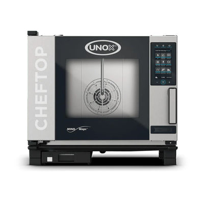 HORNO UNOX XEVC-0511-GPRM-MS CHEFTOP MIND.Maps™ COUNTERTOP PLUS | Horno Mixto Profesional Sobremesa | Gas | Restaurante Comisariato Panadería Panaderia Reposteria Coccion Gastronomica Deshidratacion Coccion Baja Cous VIde Dorado Asado Fritura Regeneracion Chef Restaurante Comedor Ejecutivo Cafeteria