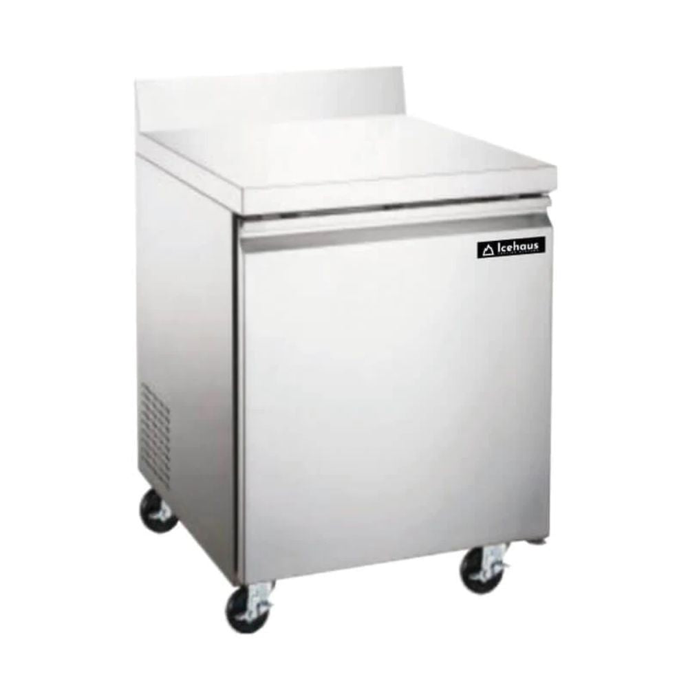 Icehaus MTR-1P-SS-01 Mesa De Trabajo/Refrigerador 1 Puerta 5 ft3 Bar Restaurante Cafeteria Guarniciones Comedores Industriales Cocinas Industriales Panaderia Carniceria Preparacion Sushi Postres Ensaladas Baguettes.  KitchenMax.Store. Envíos seguros a todo México. Cotiza hoy mismo.