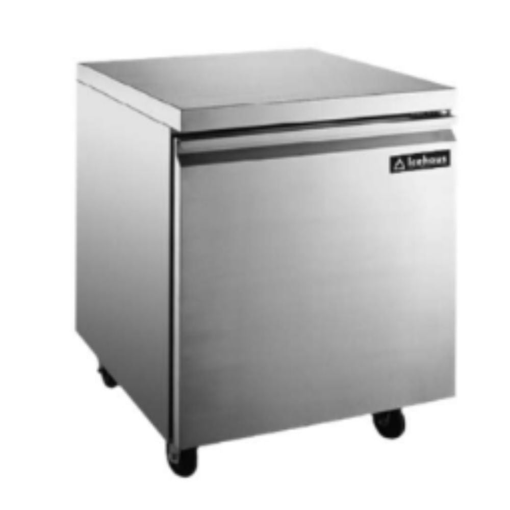 Icehaus RBB-1P-SS-01 Bajo Barra Refrigerador 1 Puerta Solida 7 Pies-177 Litros