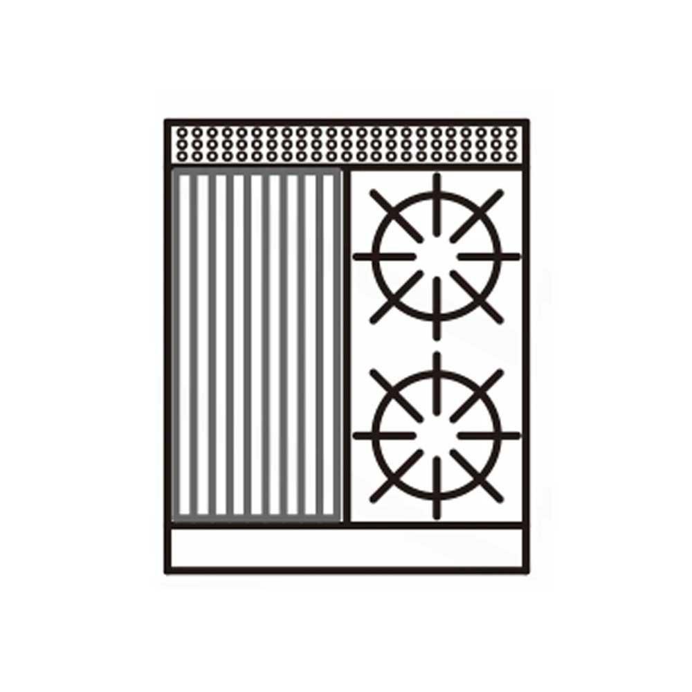 International EM2 Estufa Doble 2 Secciones Quemador Octagonal - Estufas / Parrillas - International - KitchenMax Store