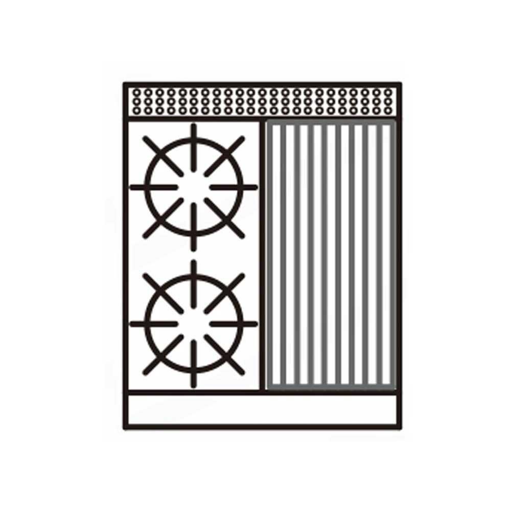 International EM2 Estufa Doble 2 Secciones Quemador Octagonal - Estufas / Parrillas - International - KitchenMax Store
