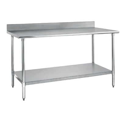 King MTL-150 Mesa Trabajo Lambrin 1.5 Mt  150 x 70 x 100 cm Acero Inoxidable Restaurantes Cocinas Económicas Profesionales Industriales Comerciales Fondas Banquetes Cafeterías Preparación Alimentos Comida Panaderías Hoteles Catering Bares Herramienta