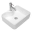 LAVABO MINDEJAL MLM2408406236 | Lavabo Ovalin | Cerámico | Hotel Restaurante Cafetería Llave Grifo Curvo Baño Pared Lavamanos Pileta Llave Agua Casa Baño Lavamanos Llave Grifo Sensor Baño Ahorrador de Agua Laboratorio Consultorio Hospital Consultorio Tocador