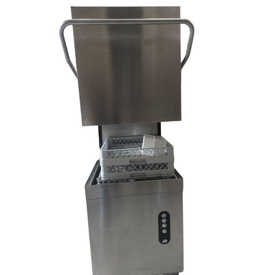 LAVAVAJILLAS PROMOCIÓN OUTLET CRT 200-078-003 ECO1000 | Lavavajillas Lavaplatos Panel Digital Resistente Agua | 20 Litros | Acero Inoxidable | Cafetería Cocina Restaurante