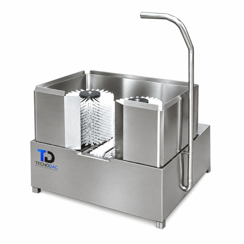 LAVABOTAS TECNODAC LB-2 | Lavabotas Motorizado | 6 Personas/min aprox | Lavado Empresas Medianas