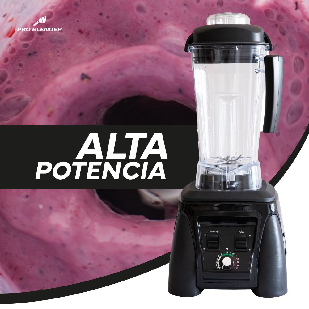 LICUADORA BALI EQUIPMENT PRO BLENDER HS-5250 EASY PRO | Licuadora Comercial | Velocidad Variable | Bares Hoteles Mixología Frappes Smoothies Cocina Industrial Restaurante Banquetes Bar Cafetería para Moler Triturar Licuar Puré LICUADORA BALI EQUIPMENT PRO BLENDER HS-5250 EASY PRO Ambientada