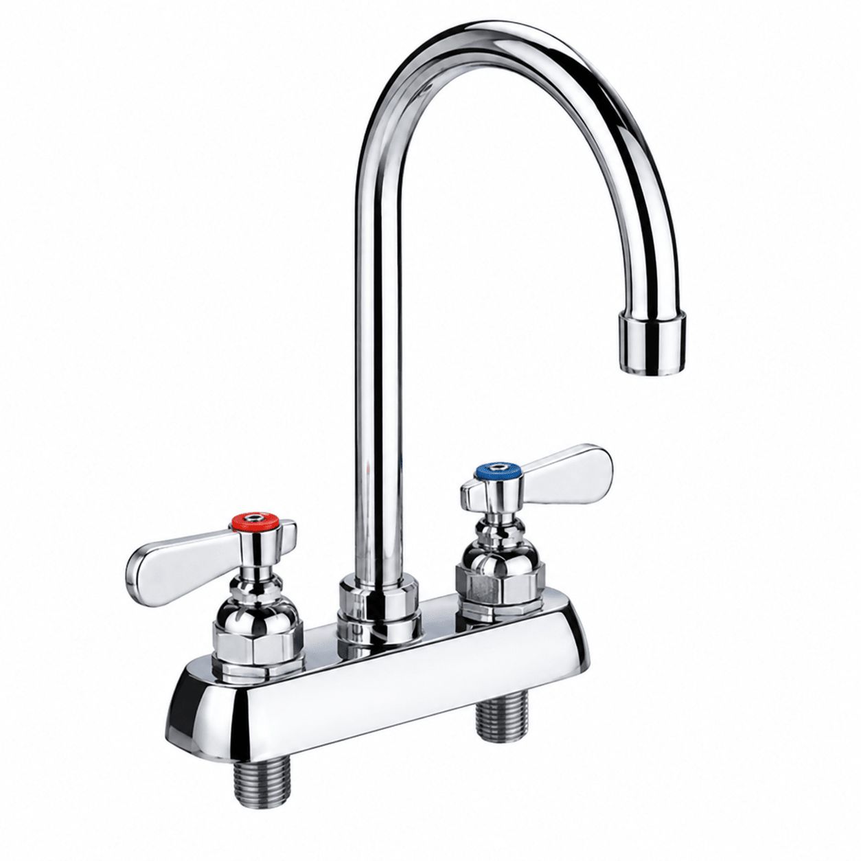 LLAVE CORIAT 43010907 | Llave | a Cubierta | Laton Cromado | Cocina Industrial Restaurante Hotel | Grifería Industrial Llave de Prelavado Mezcladora Cuello de Ganso Manguera Acero Inoxidable Cocina Industrial Restaurante Tarja Fregadero Hotel Cafetería.