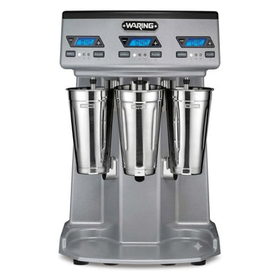 MALTEADORA WARING WDM360TX | Malteadora Trabajo Pesado | 3 Motores Independientes | Cafeteria Desayunador Restaurante | Licuadora Comercial de Vaso Profesional Triturar Moler Smoothies Batidos Salsas Acero Inoxidable Restaurante Bar Cafetería Cocina Comercial Negocio