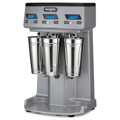 MALTEADORA WARING WDM360TX | Malteadora Trabajo Pesado | 3 Motores Independientes | Cafeteria Desayunador Restaurante | Licuadora Comercial de Vaso Profesional Triturar Moler Smoothies Batidos Salsas Acero Inoxidable Restaurante Bar Cafetería Cocina Comercial Negocio