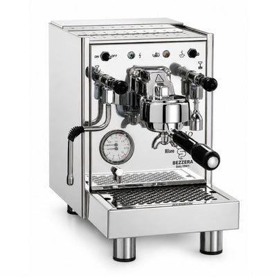 MAQUINA DE CAFÉ CRT BZ10PM1GR 200-015-004 | Maquina de Café Italiana | Caldera 1.5 Litros | Acero Inoxidable | Cocina Industrial Cafetería Restaurante