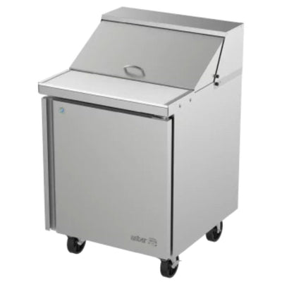 MESA ASBER APTS-27-8 HC | Mesa Refrigerada | 1 Puerta Solida | 117 cm | Acero Inoxidable | Gris | Cocina Restaurante Cafetería Cocinas Industriales Restaurantes Alimentos Frescos MRSS-28-1S