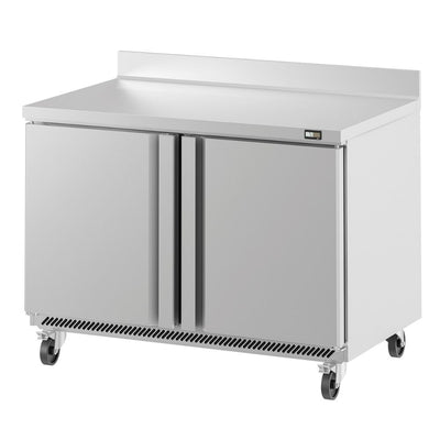 MESA CONGELADA INFRICO UC48FW | Mesa Congeladora Encimera Profunda | 2 Puertas | 14 Pies Cúbicos | Acero Inoxidable | Restaurante Cafetería Cocina Guarniciones Comedores Industriales Cocinas Industriales Panadería Carnicería Preparación Sushi Postres Ensaladas Baguettes Refrigerar Bajo Barra Conservar Comedor