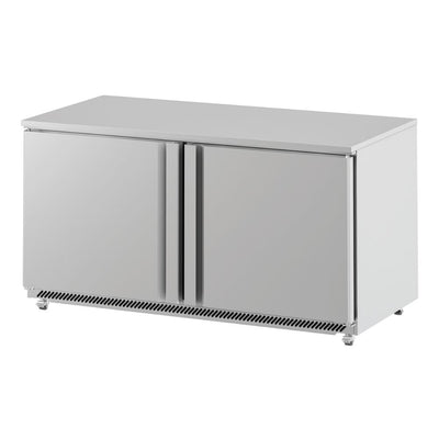 MESA CONGELADA INFRICO UC60F | Mesa Congelada Bajo Barra | 2 Puertas Sólidas | 17 Pies Cúbicos | Acero Inoxidable | Restaurante Bar Cafetería Bar Restaurante Cafeteria Guarniciones Comedores Industriales Cocinas Industriales Panaderia Carniceria Preparación Sushi Postres Ensaladas Baguettes