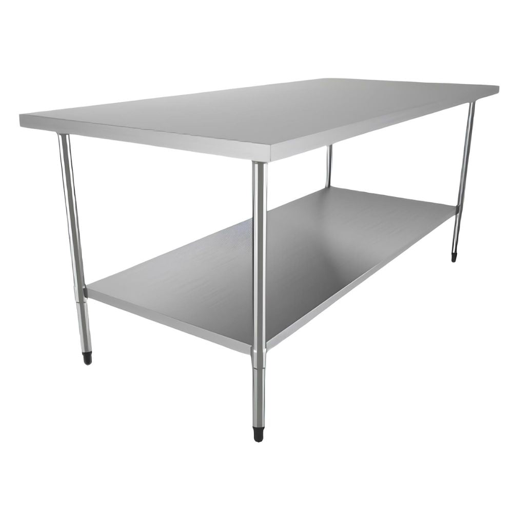 MESA DE TRABAJO METALCUBAS BA1800/700I | Placa Calefactora | Acero Inoxidable | Restaurantes Cocinas industriales Panaderías | Mesa de Trabajo Isla de Acero Inoxidable Mesa Central de Preparación Superficie de Trabajo Industrial Restaurante Cocina Industrial Hotel Comedor Industrial Negocio