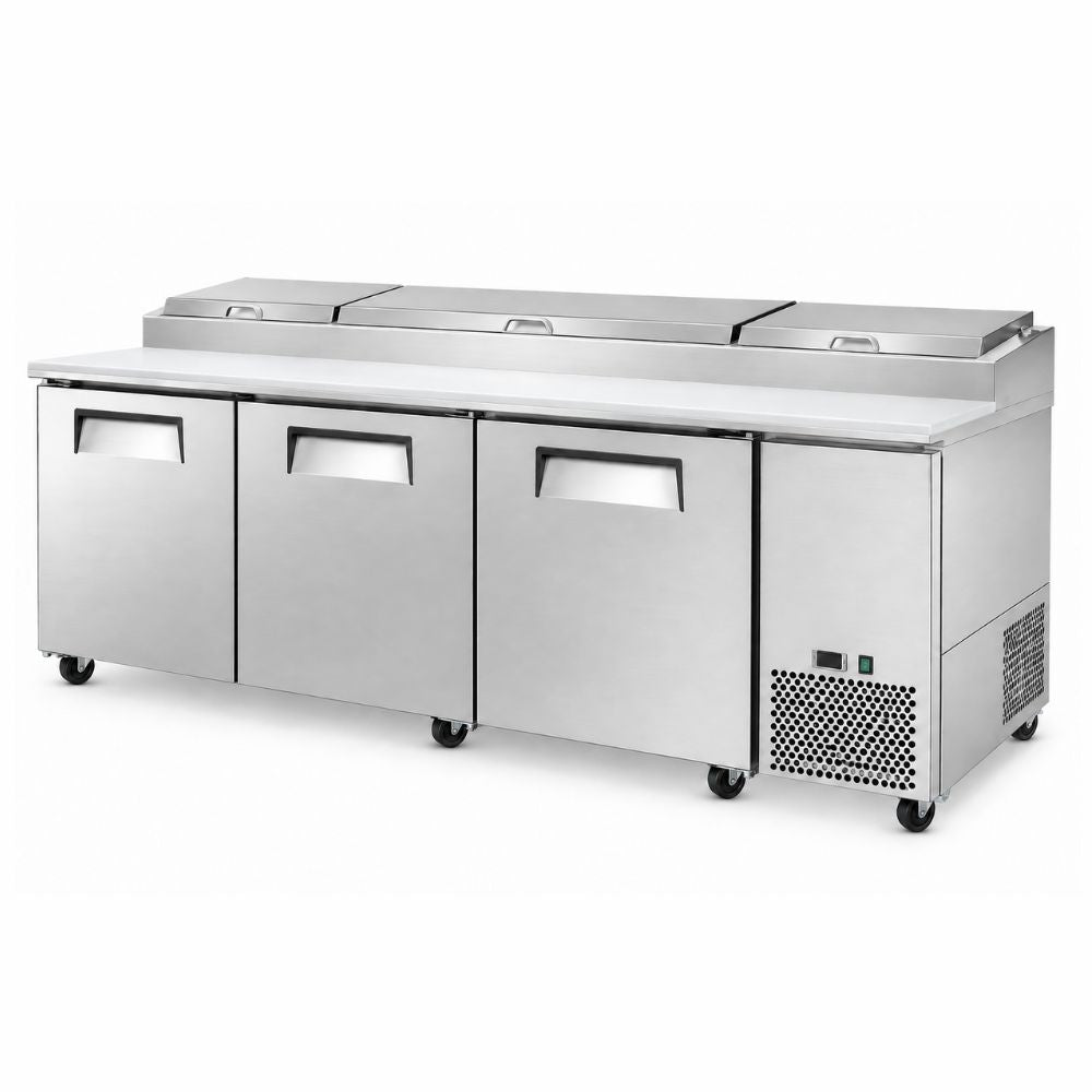 MESA FRÍA CRT 200-001-030 | Mesa Fría Refrigerada Temperatura Ajustable | 804 Litros | Acero Inoxidable | Bar Restaurante Cafeteria Pizza